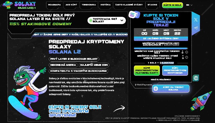 Solaxy kryptomeny clá